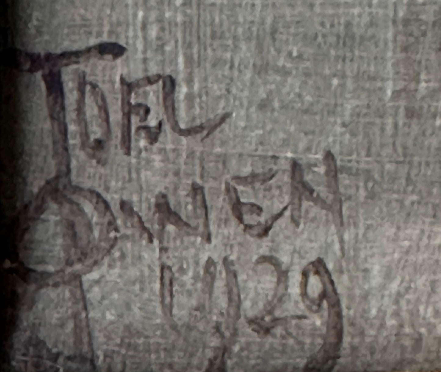 Joel Owen (1892-1931), Landscape of Mountains & Lake