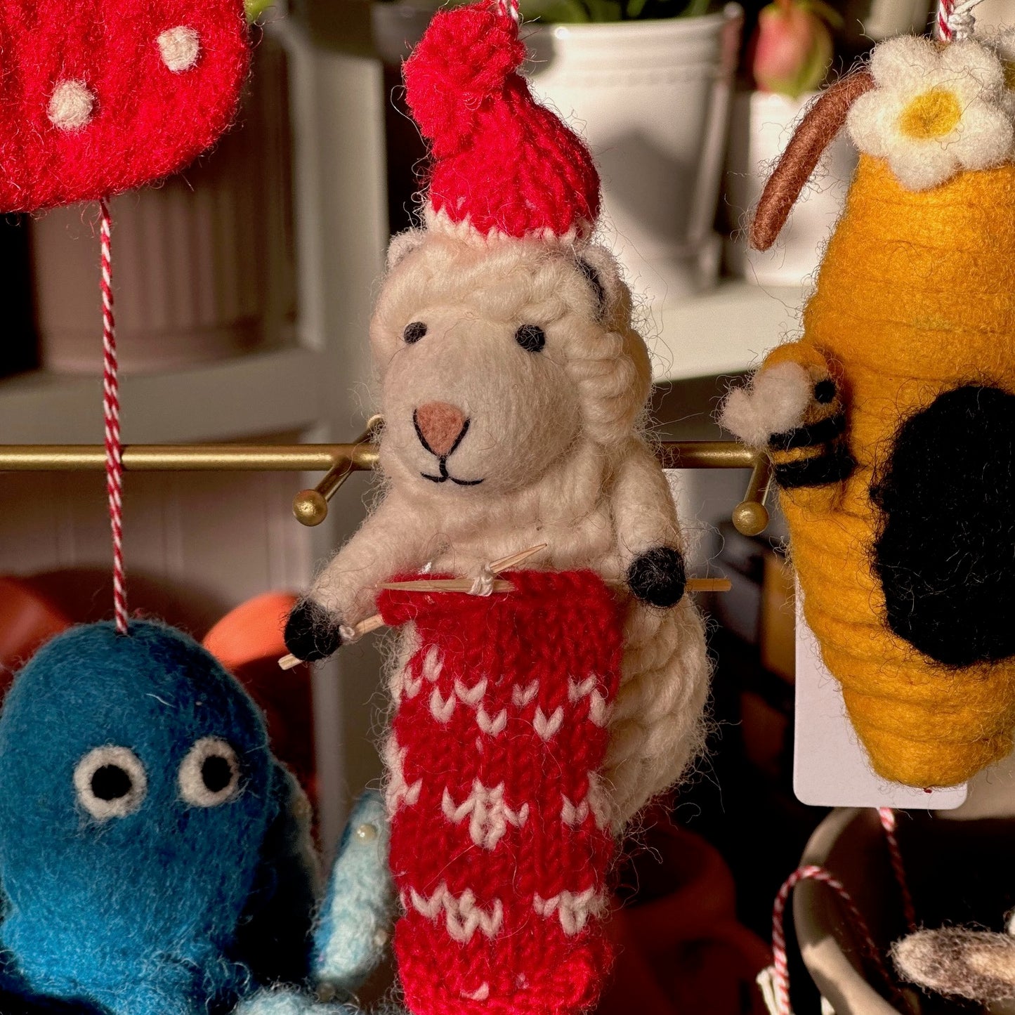 Felt & wool Christmas decorations