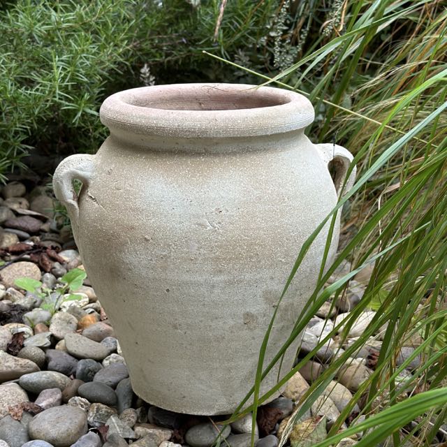 Terracotta pot, 2 handled north African planter