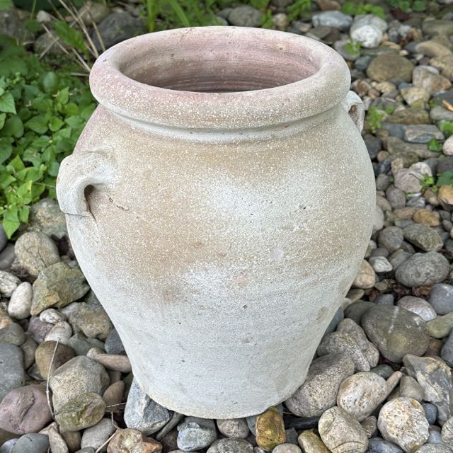 Terracotta pot, 2 handled north African planter