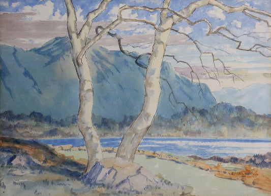Mabel Young (1889 - 1974), Trees by the Water