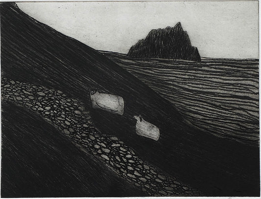 Maria Simonds Gooding, Sheep on the Hill