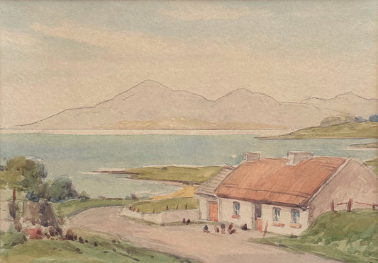 Anonymous (early 20th century), Mourne Mountains from Rossglass