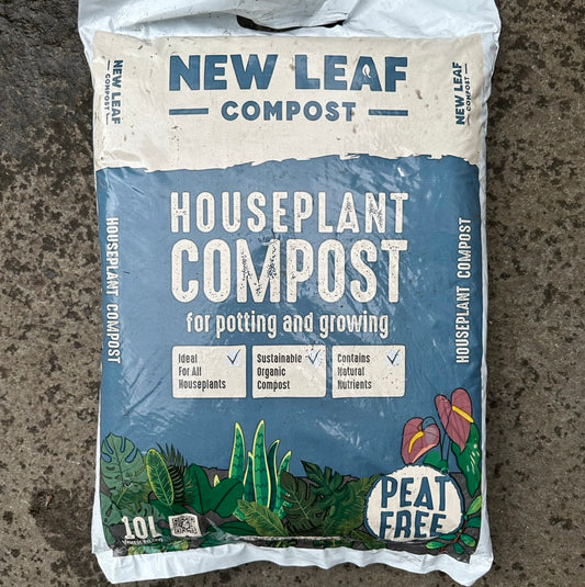 Houseplant compost, peat free, 10 litres