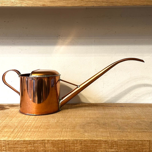 Copper watering can for indoor plants