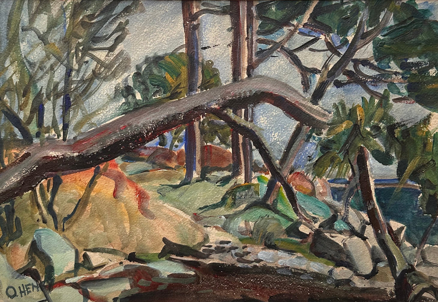 Olive Henry (1902-1989), The Fallen Tree