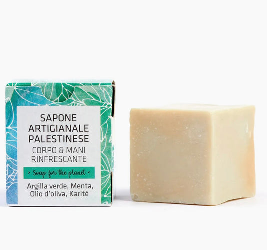 Palestinian hand and body soap green clay