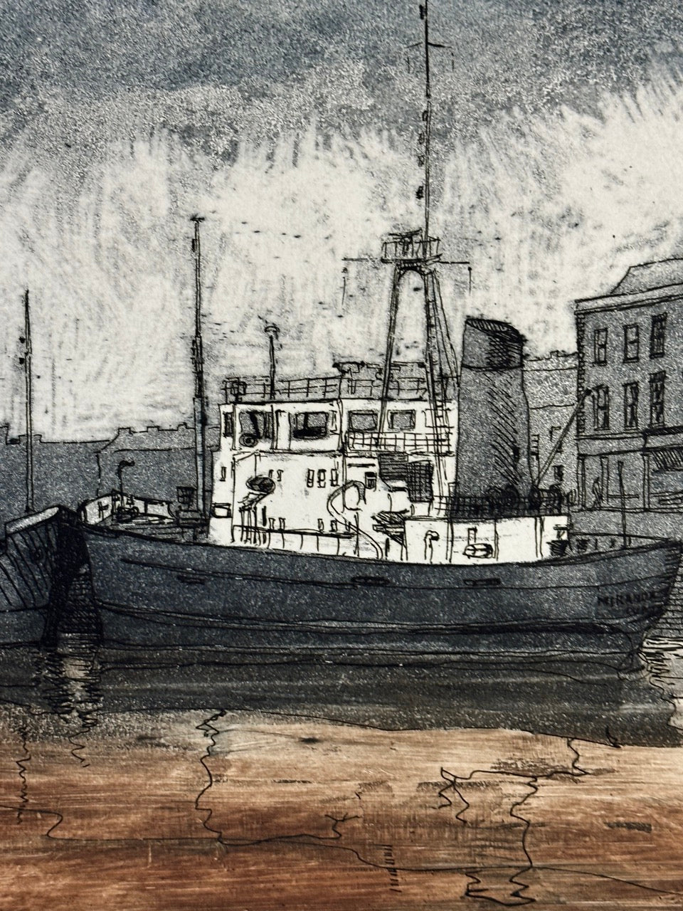 Pete Hogan, Two Guinness Ships on the Liffey (1980s)