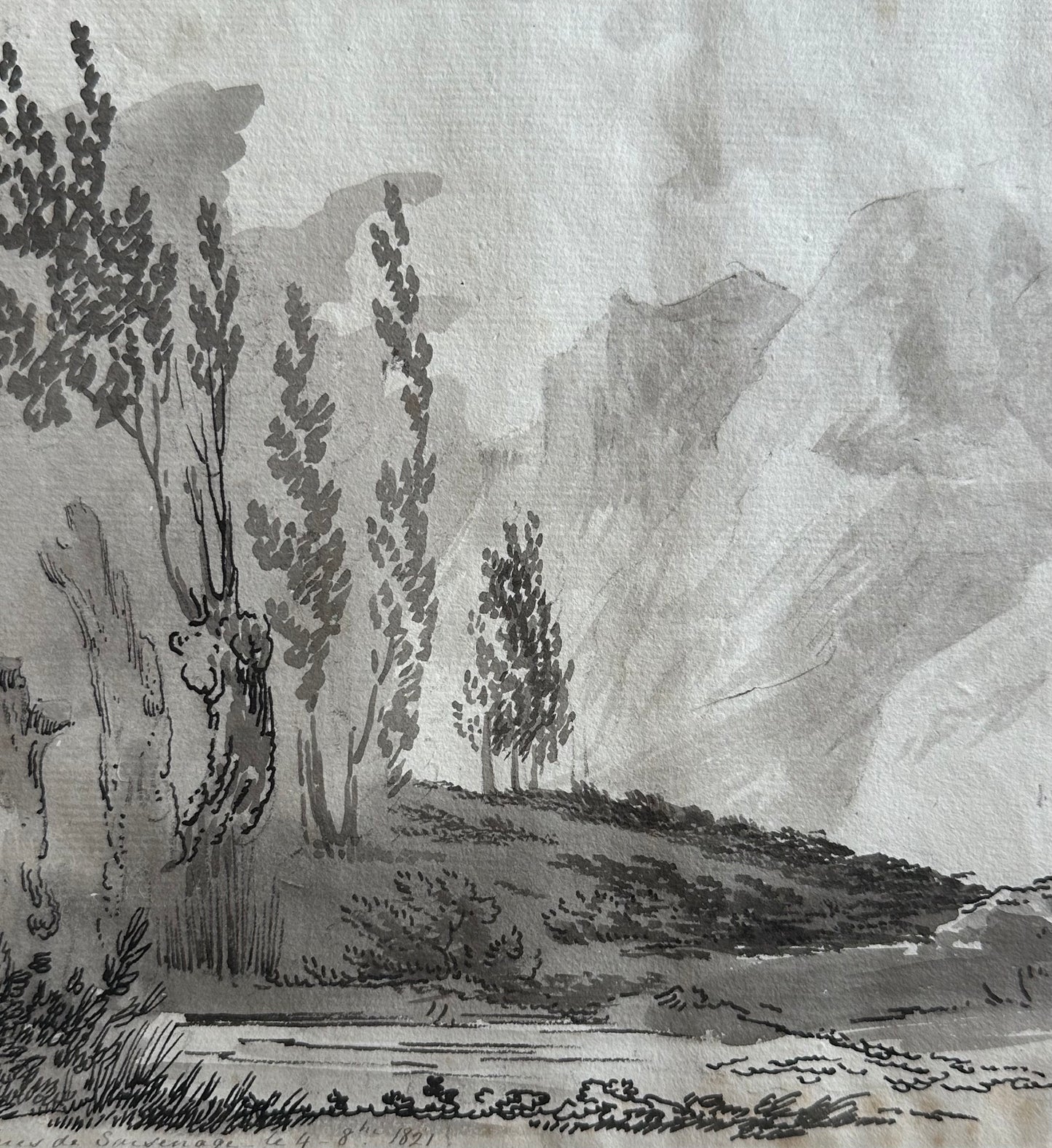 French School, Vue prés de Sassanage, 1821
