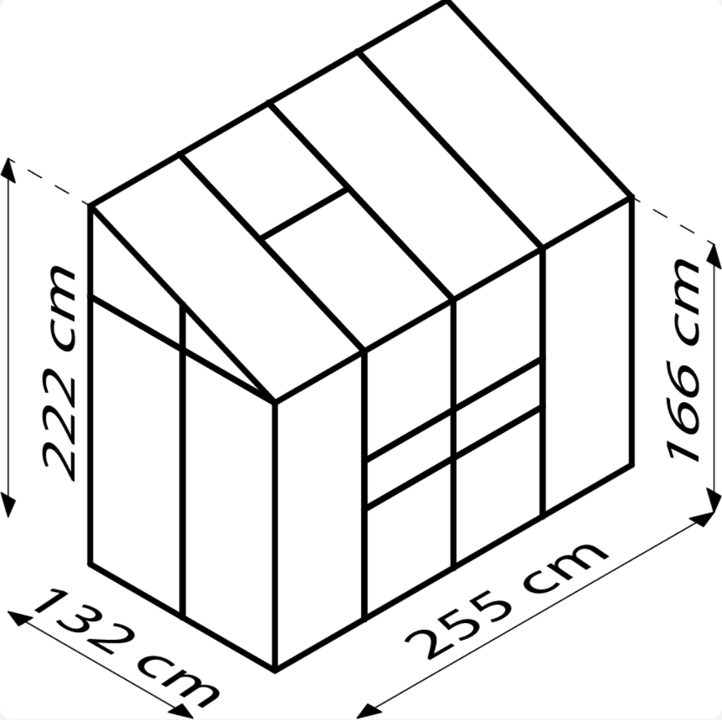 Vitavia 'Ida' Wall Greenhouse
