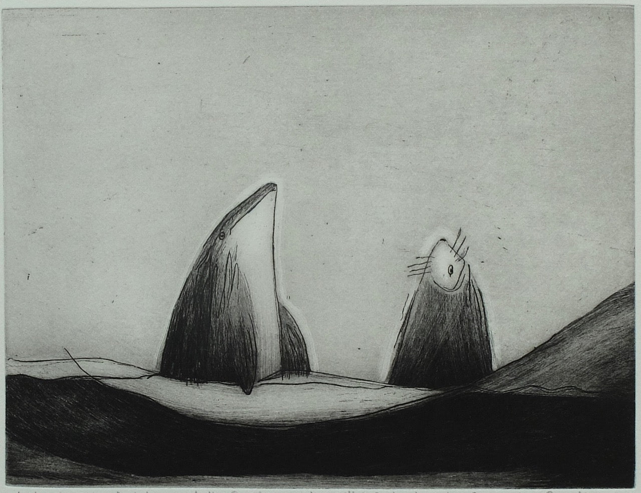 Maria Simonds Gooding, The Dolphin and the Seal awaiting the Arrival