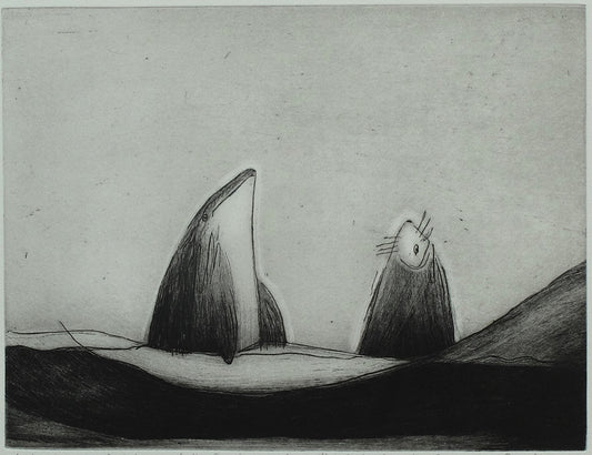 Maria Simonds Gooding, The Dolphin and the Seal awaiting the Arrival