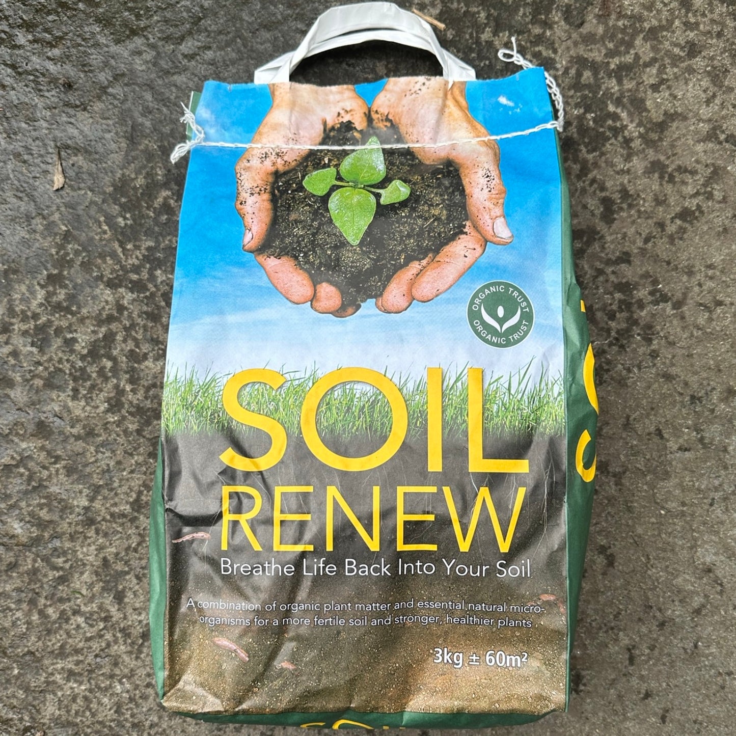 Soil Renew, certified organic soil improver