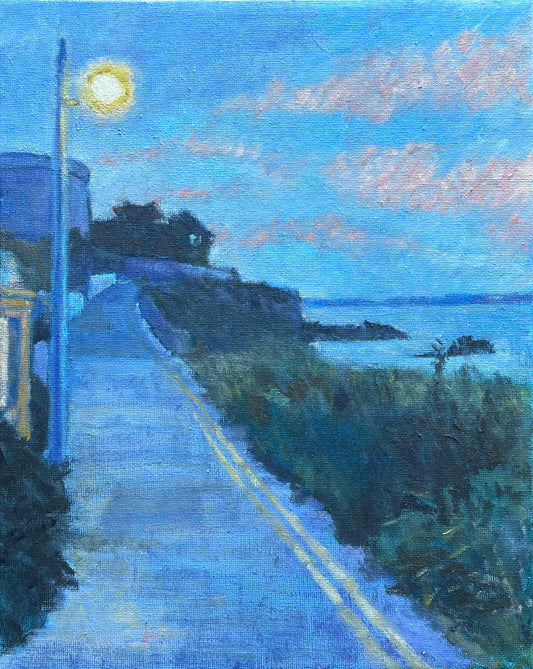 Ursula Celano, Martello Tower at dusk, Sandycove