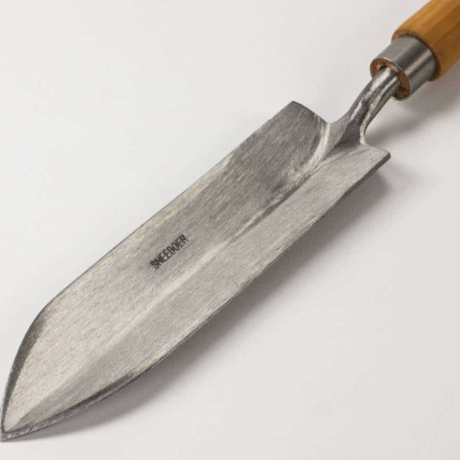 Sneeboer stainless steel half-round Transplanting Trowel