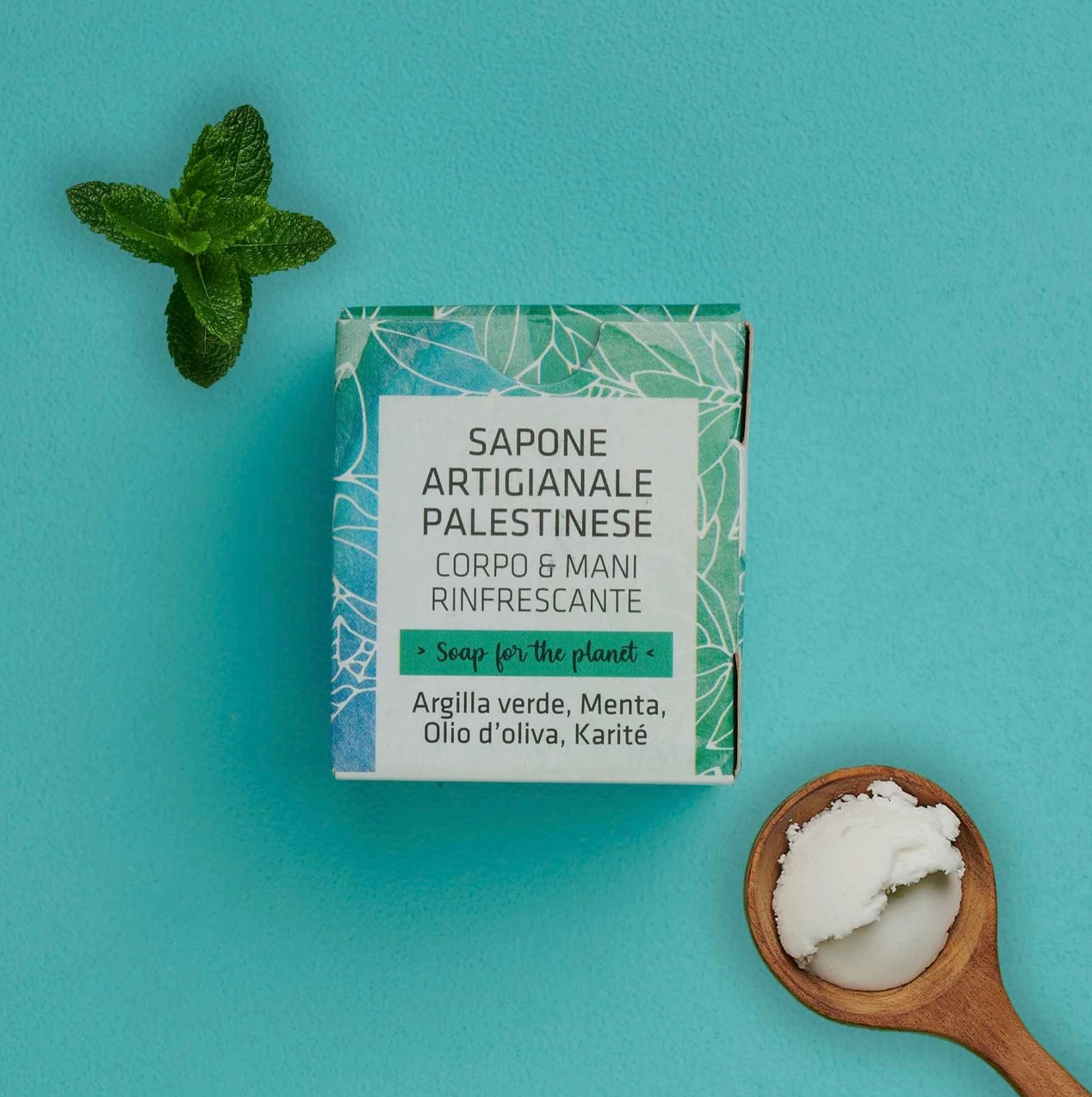 Palestinian hand and body soap green clay
