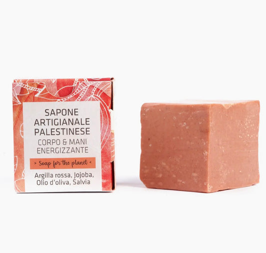 Palestinian hand and body soap red clay