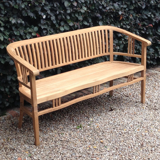 'Betawi' garden bench, teak (152cm / 3 person)