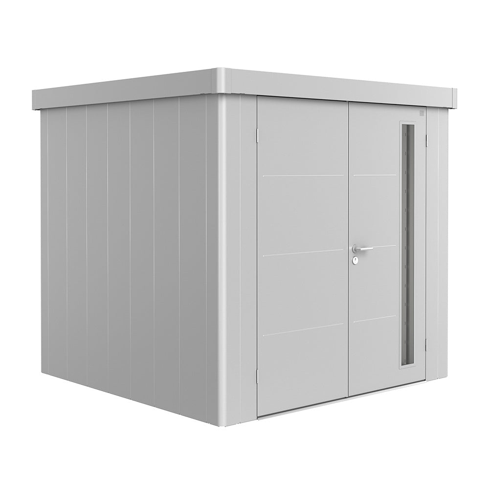 Biohort 'Neo' garden shed, with double door (opening 167 x 200cm)