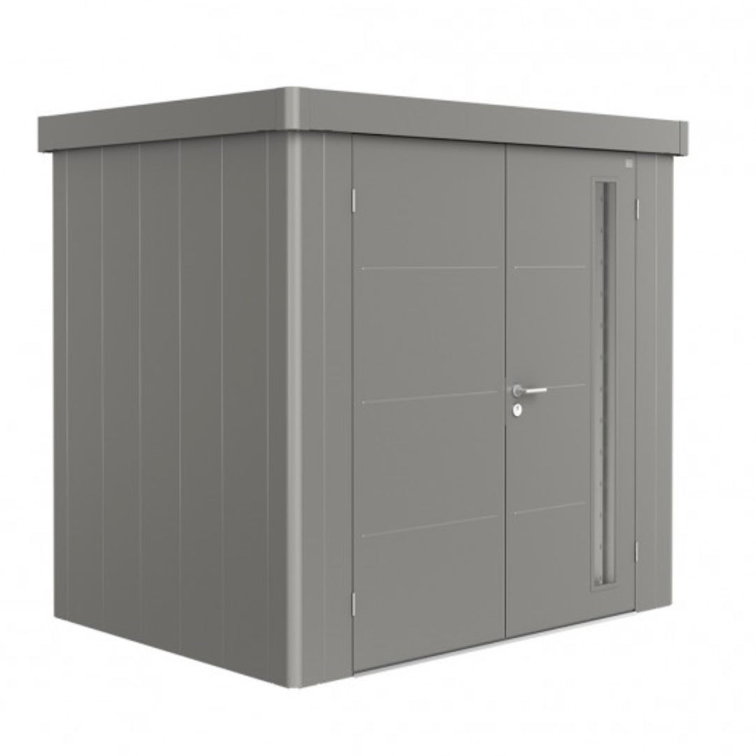 Biohort 'Neo' garden shed, with double door (opening 167 x 200cm)