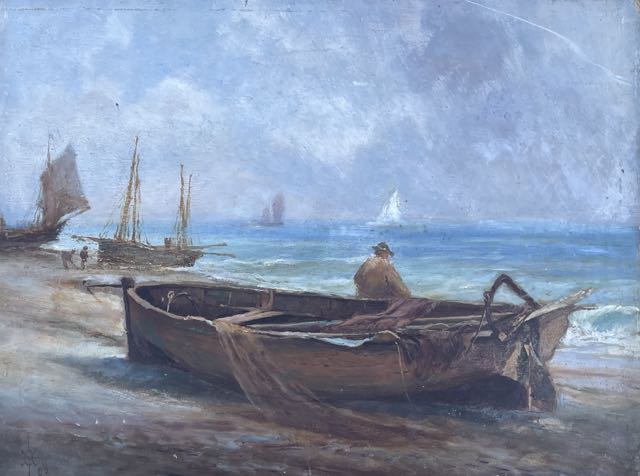 Anonymous, Boats on the Shore (dated 1903)