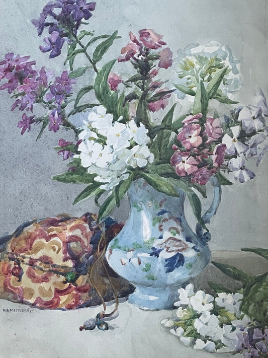 Ellen Brown McCready, Flower Bouquet and Jug