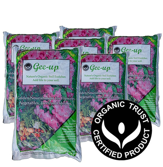 Gee-up manure / soil conditioner (per 6 bags)