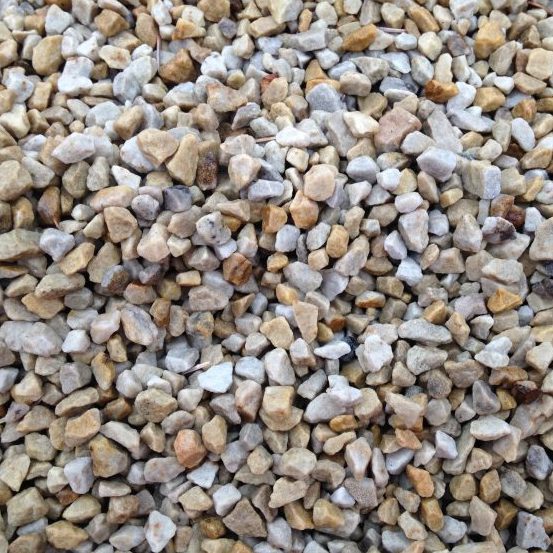Glenview 10mm 'Light Gold' gravel (1 ton bag / bulk bag )