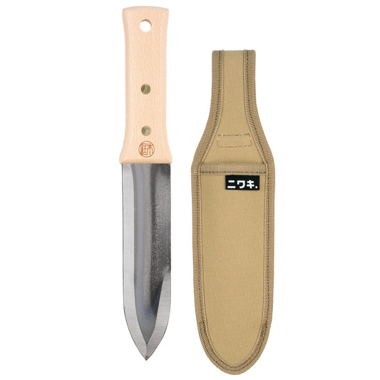 Niwaki 'Hori Hori' garden knife (including canvas holster)