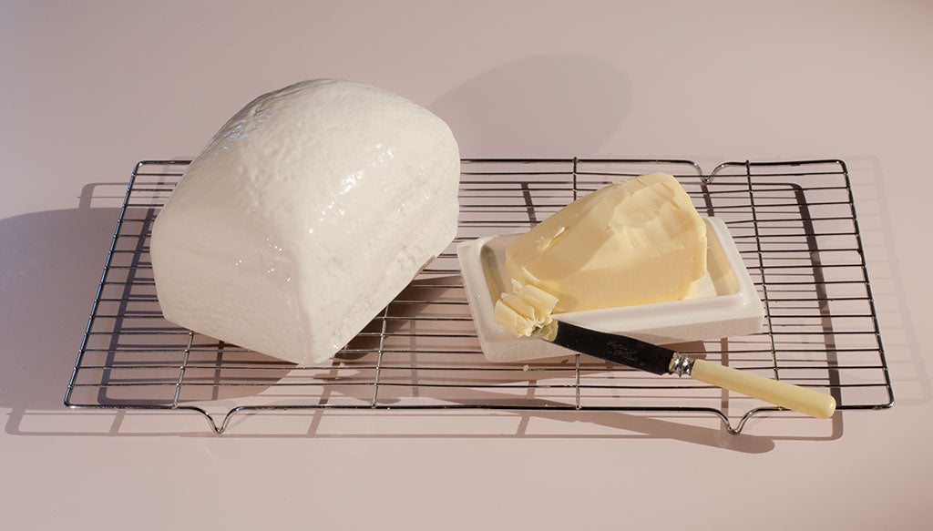 'Bread 'n' butter' butter dish, by Katy West