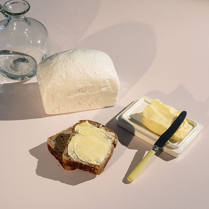 'Bread 'n' butter' butter dish, by Katy West