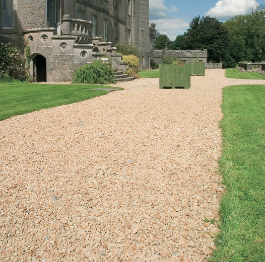 Glenview 10mm 'Light Gold' gravel (1 ton bag / bulk bag )