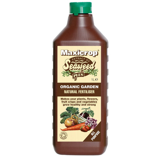 Maxicrop seaweed organic garden fertiliser, 1 litre