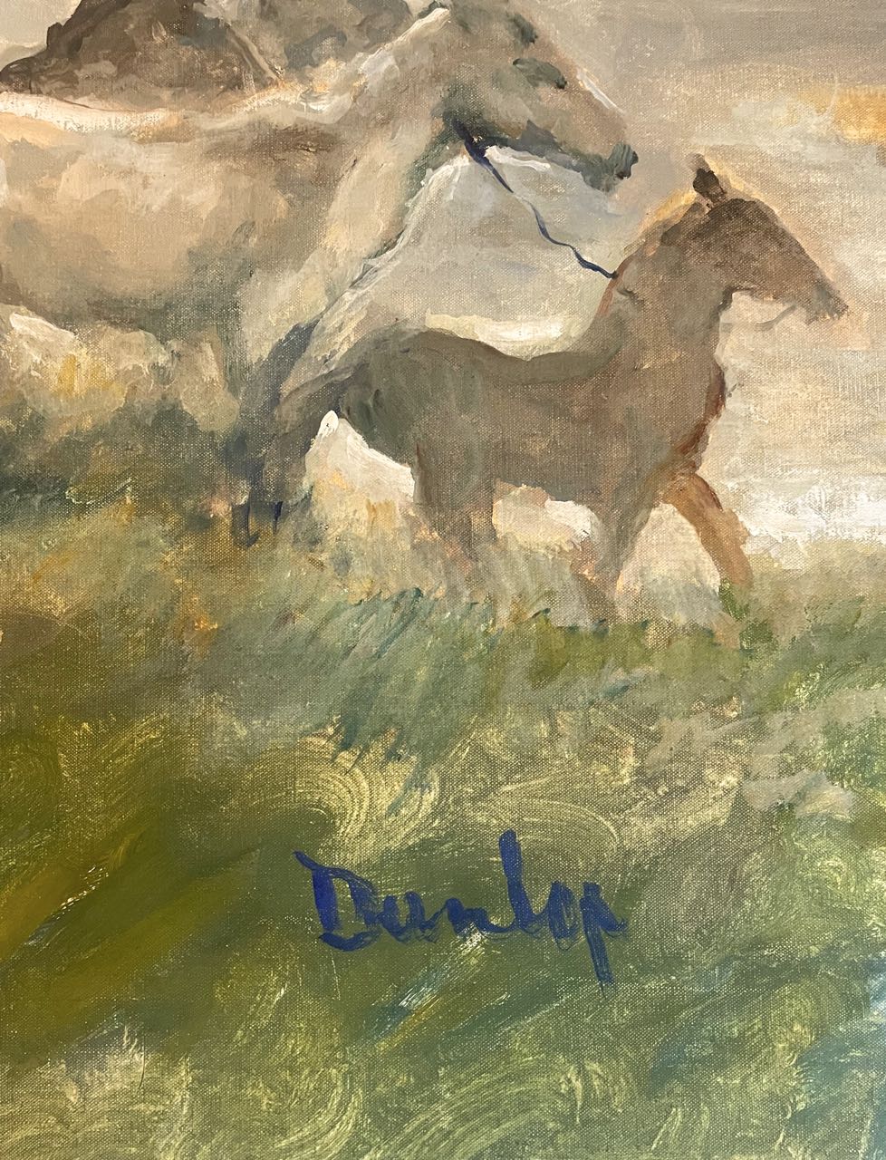 Ronald Ossory Dunlop RBA, Rider and Connemara Ponies