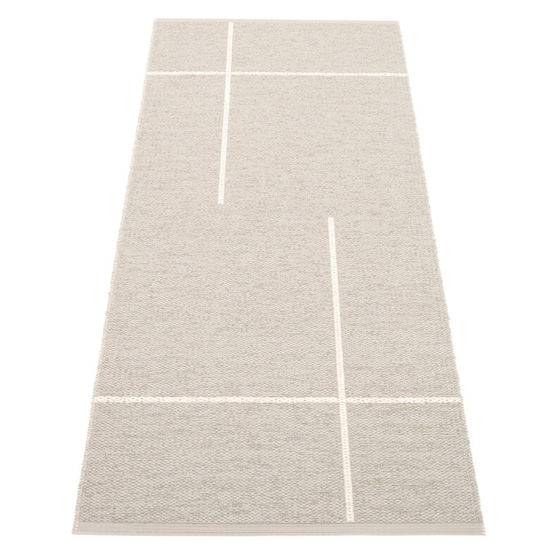 Pappelina rug 'Fred' linen/vanilla, 70 x 180cm