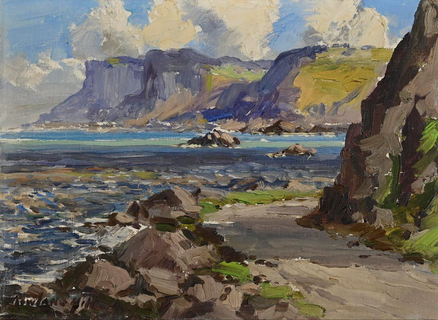 Rowland Hill R.U.A. (1919-1979), Fair Head, Ballycastle