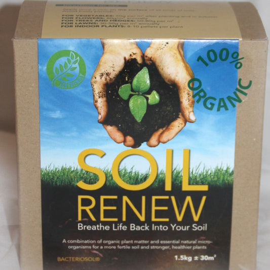 Soil Renew, certified organic soil improver