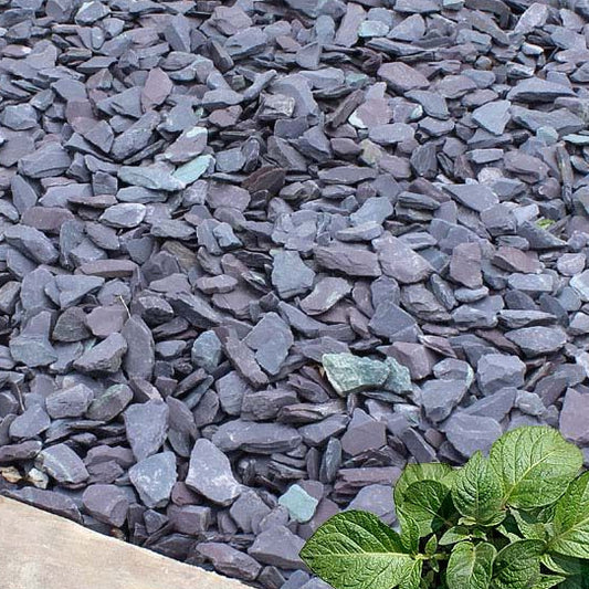 Slate chippings / Plum slate (1 ton bag / bulk bag)