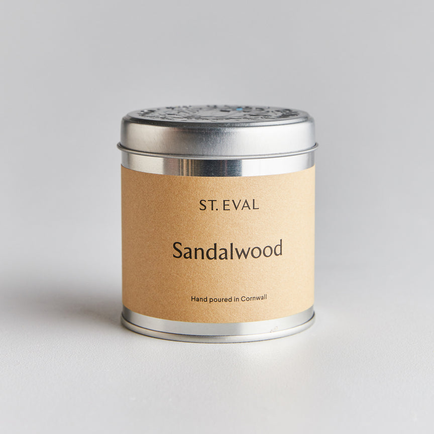 St Eval scented candle tin, various fragrances